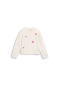 TOM TAILOR - Pullover, Stickerei, für Kinder - 10348 GARDEN WHITE