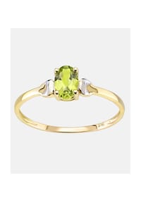Diamant L'eternel - Ring, mit Peridot, 375 Gelbgold - gold