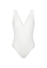 SCHIESSER - Body Unique Cotton, Spitze, für Damen - OFF-WHITE