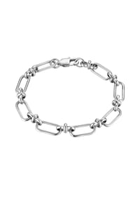 TRUE REBELS - Armband Edelstahl - silber