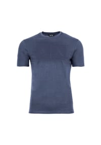 ARMANI EXCHANGE - Herren T-Shirt - Rundhals, Kurzarm, Logoprint, Baumwolle - Dunkelblau