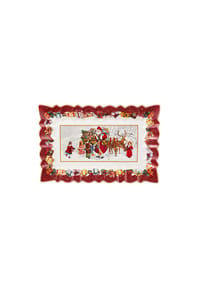 Villeroy & Boch Kuchenplatte eckig, Santa und Kinder Toy's Fantasy - Toy's Fantasy - bunt