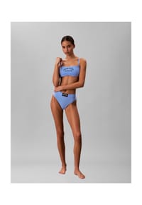 Calvin Klein - String Heritage Athletic, Label, für Damen - C32  BLUE DESCENT