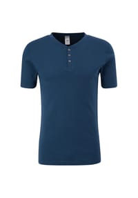 S.Oliver Red Label - T-Shirt Mix & Match, Henley-Ausschnitt, für Herren - 24 GRAU MELIERT