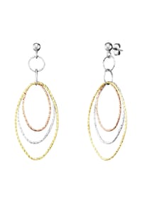 Der Kettenmacher - Ohrstecker 925/- Sterling Silber - mehrfarbig