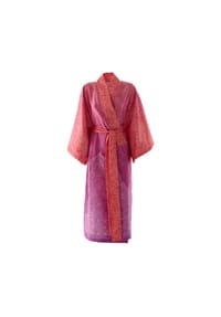 bassetti - Kimono DOLCEACQUA aus reiner Baumwolle - Blau