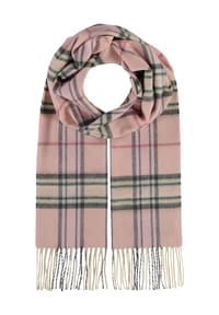 adagio - Schal, Fransen, kariert, für Damen - BEIGE 170