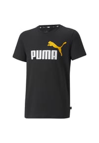 PUMA® - Jungen T-Shirt - ESS+ 2 Col Logo Tee, Rundhals, Kurzarm, uni - Blau (Lake Blue)