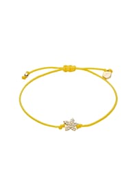 FOSSIL RAQUEL - Fossil Damenarmband Sutton Mini Moments aus gelbgoldfarbenem Metall mit Pavé-Blumen, JA7308710 - Gold