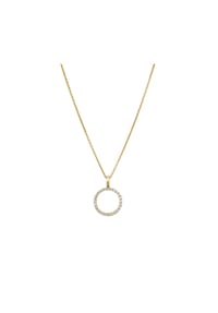 LYOMI - Anhänger mit Kette 585/- Gold 25 Diamant Lab Grown 0,28ct. - gelb