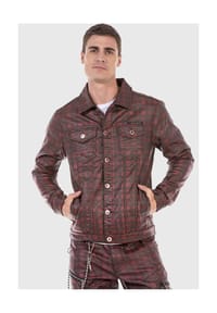 CIPO & BAXX® - Jacke Jacket in Jeansoptik - RED