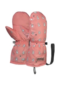 reusch - Fäustlinge Sleepover Mitten mit winddichter, atmungsaktiver Funktion - 3744 quartz pink/rabbits