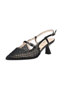 NeroGiardini - Leder/Textil Pumps - Beige/Rosa