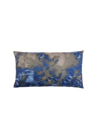 pad® Dekokissen - ROMANCE FLOWER - BROWN-BLUE