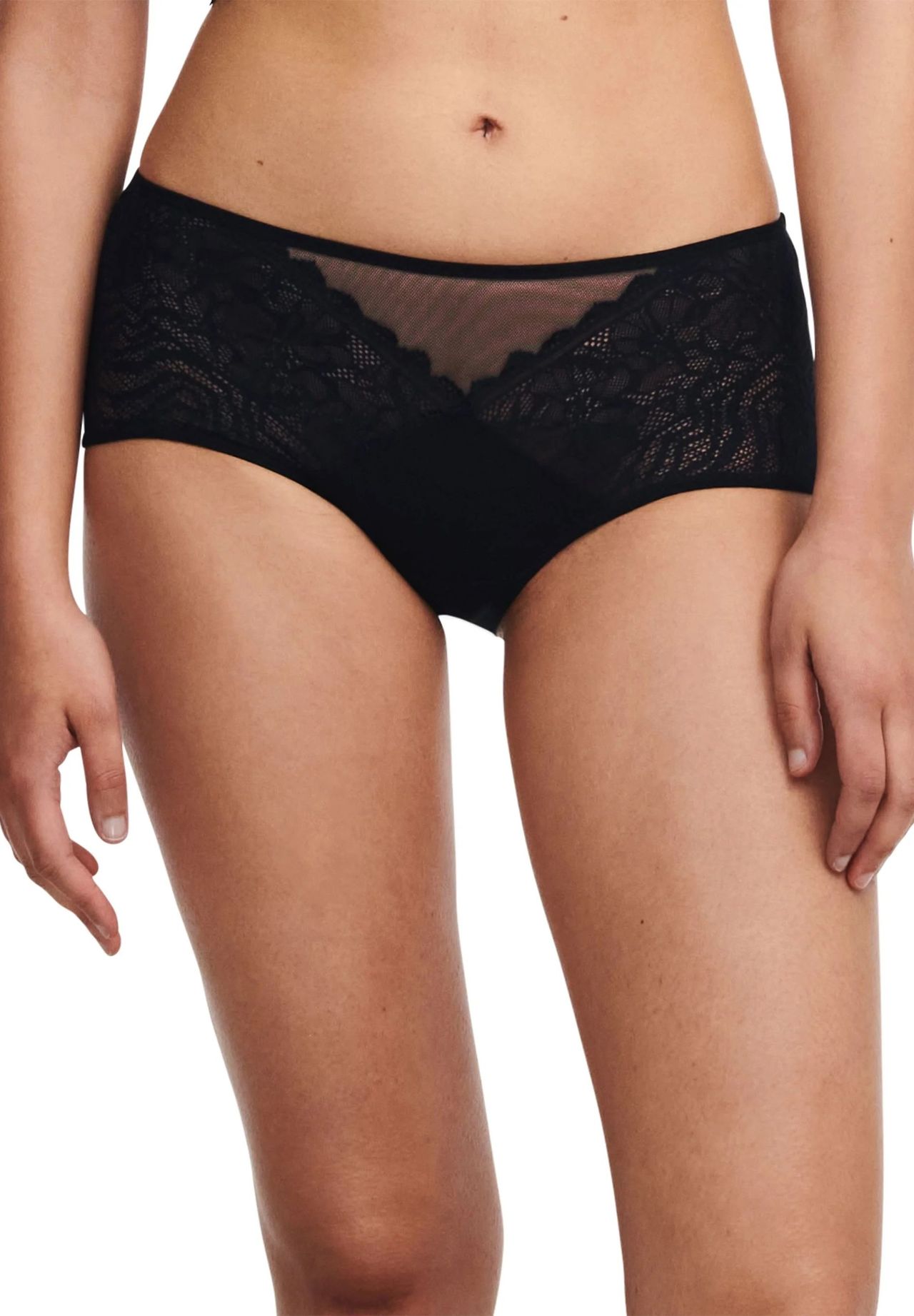 Chantelle Floral Touch HüFtslip, Florale Spitze, FüR Damen, Schwarz, 38