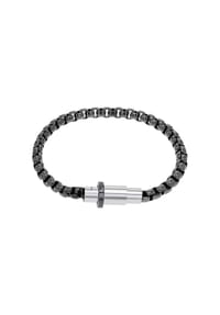 JOOP! - Armband m.Anh. für Herren, Edelstahl - Grau
