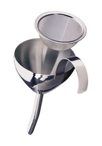 cilio - Dekantiertrichter "Burgunder" Burgunder - SILBER