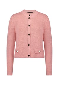 BETTY BARCLAY - Strick-Cardigan mit aufgesetzten Taschen - Foam Green