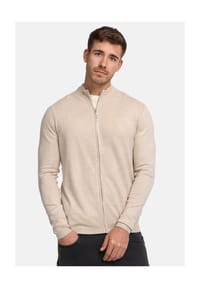 JEFF - Strickjacke Lauge - Charcoal Mix