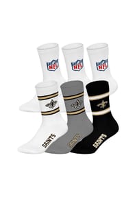 NFL - Unisex Socken, 6er Pack - NFL Teams, 6Pack Crew Socks, Football, Logo, Baumwollmischung - Arizona Cardinals/Mix