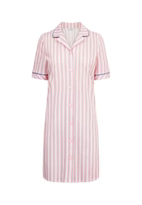 RÖSCH - Nachthemd Basic - Rose stripe