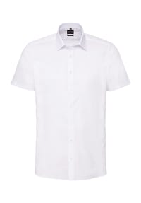 OLYMP - Level Five Business-Hemd, Kurzarm, Body-Fit, Herren - 00  WEISS