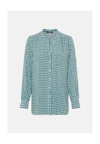 olsen - Bluse mit Allover-Print - Dark Mint