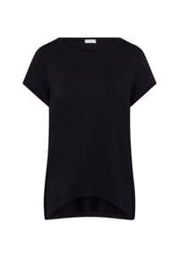 HANRO - T-Shirt Yoga - black beauty