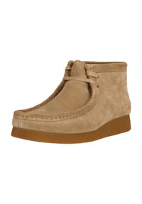 CLARKS® - Schuhe WallabeeEVO aus hochwertigem Wildleder - 5232 Dark Sand Suede