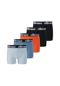 ellesse - Jungen Boxershorts, 5er Pack - EMARIO, Fashion Trunk, einfarbig - Schwarz