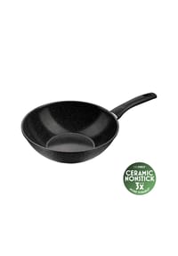 BALLARINI Wok, 28cm - VIPITENO CERAMIC - SCHWARZ