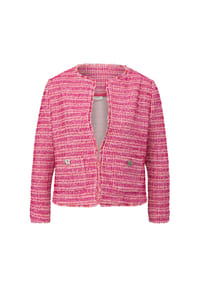 s.Oliver BLACK LABEL - Kastenjacke, 7/8-Arm, für Damen - 41X6  LILAC/PINK
