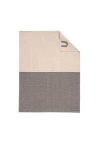 Cawö - Geschirrtücher Cuisine Duo 535 basalt/leinen - 73 - grau
