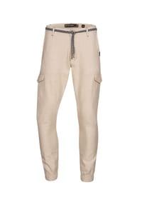 INDICODE - Leinenhose Booth - Black