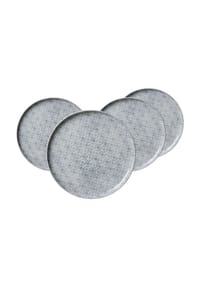 Ritzenhoff & Breker Speiseteller Porto ø 26,5 cm 4er Set grau - PORTO - grau