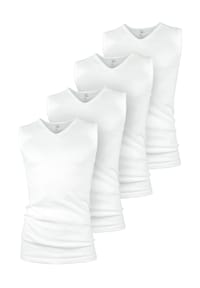 BLACK SNAKE - V-Neck Muskelshirt 4er Pack Classic - Schwarz