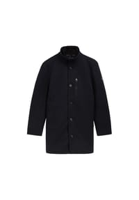 TOM TAILOR - Mantel - dark blue small herringbone