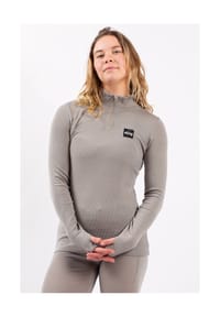 eivy - Funktionsshirt Journey Mit Reißverschluss am Kragen - Anthrazit