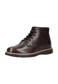 GEOX - Leder/Textil Stiefelette - Dunkelbraun