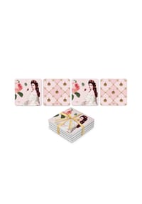 ppd - Untersetzer Sisi and Vienna Design Coaster, 4-tlg., Dolomit - Mehrfarbig