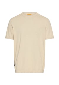 camel active - Strickshirt aus reiner Baumwolle - Hafer