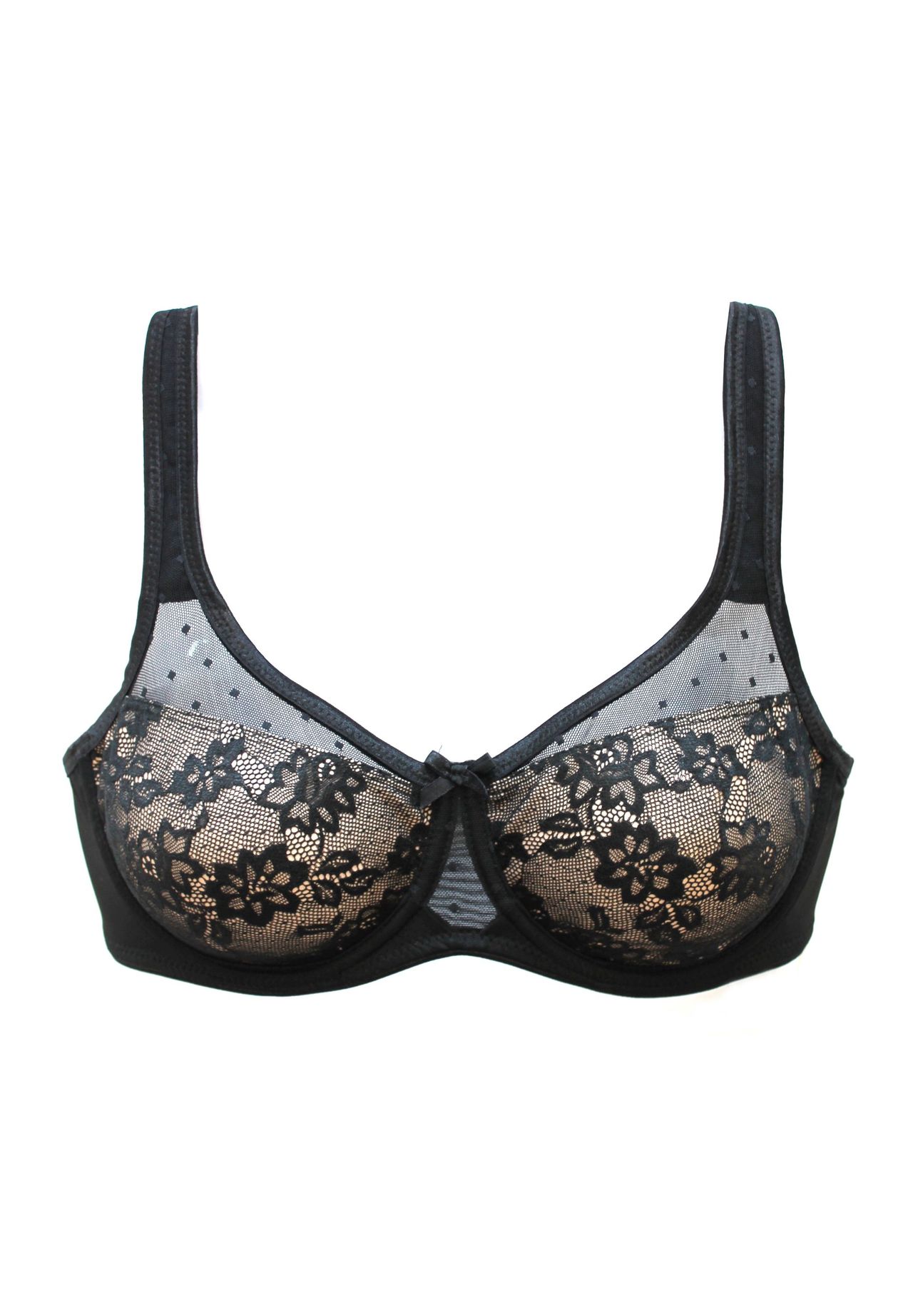 Lascana Nuance Minimizer-Bh, FormbüGel, Spitzen-Details, FüR Damen, Schwarz, 80D