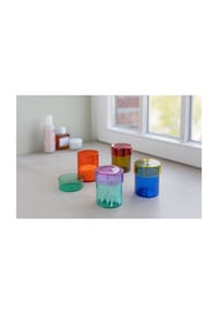 REMEMBER® - Glasdosen-Set, 4-teilig - MEHRFARBIG