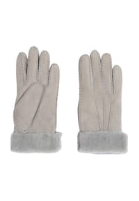 Otto Kessler - Lederhandschuhe, Ziernähte, für Damen - 001 BLACK