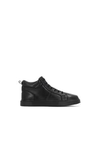 Kazar - Schwarze Knöchelsneaker aus Naturleder - Schwarz