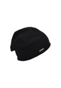 SEEBERGER - Baskenmütze, Emblem, für Damen - 0 BLACK