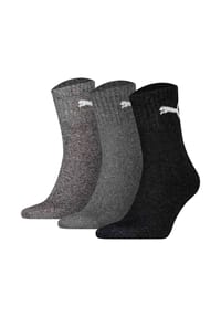 PUMA® - Sportsocken Short Crew 3-Pack - 200 SCHWARZ