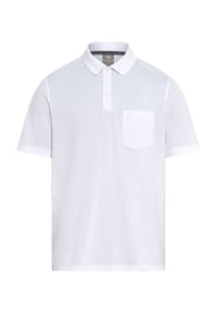 GALERIA - Poloshirt, Brusttasche, für Herren - 5 WHITE