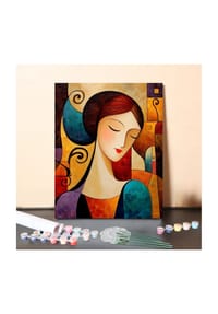 ARTNANAS - ARTNANAS DIY Malen nach Zahlen Set-"Sanfte Ruhe" ohne Rahmen in 40*50CM - 