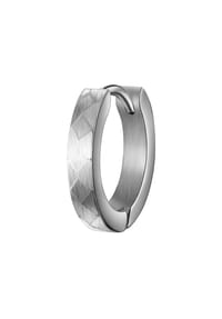 TRUE REBELS - Herren Ohrringe aus Edelstahl in silber - silber